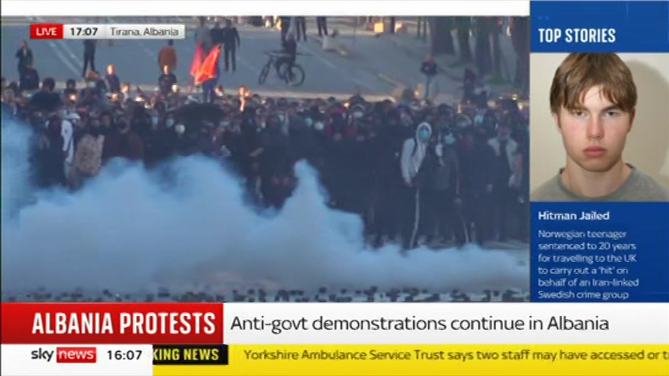 Broadcast still at 7m 30s. Sky News, Sky News Today, 16 October 2026.