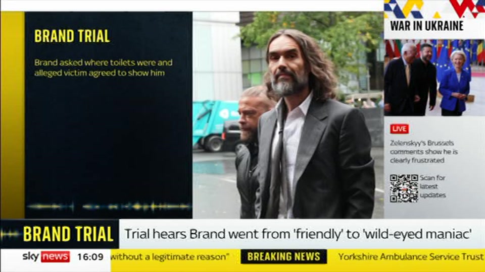 Still from Sky News at 9:00