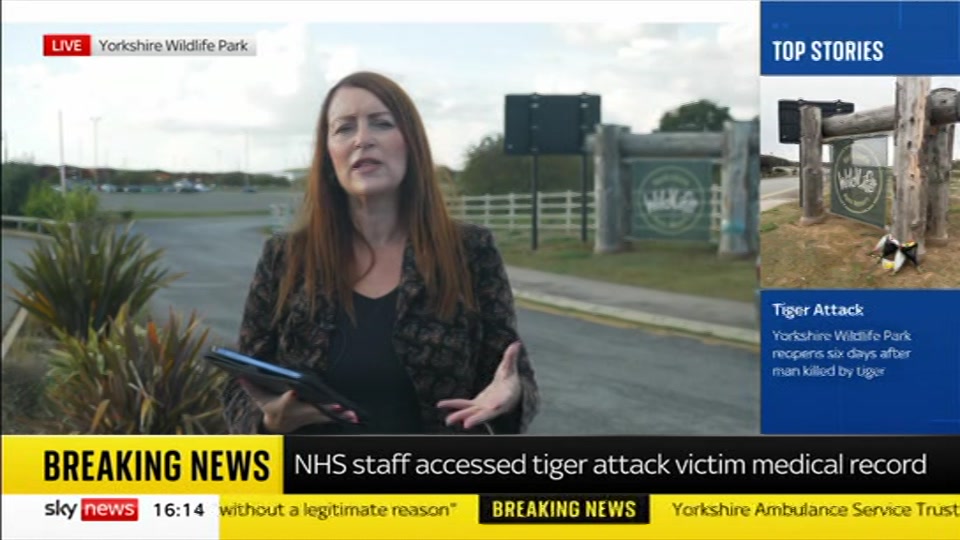 Still from Sky News at 14:30