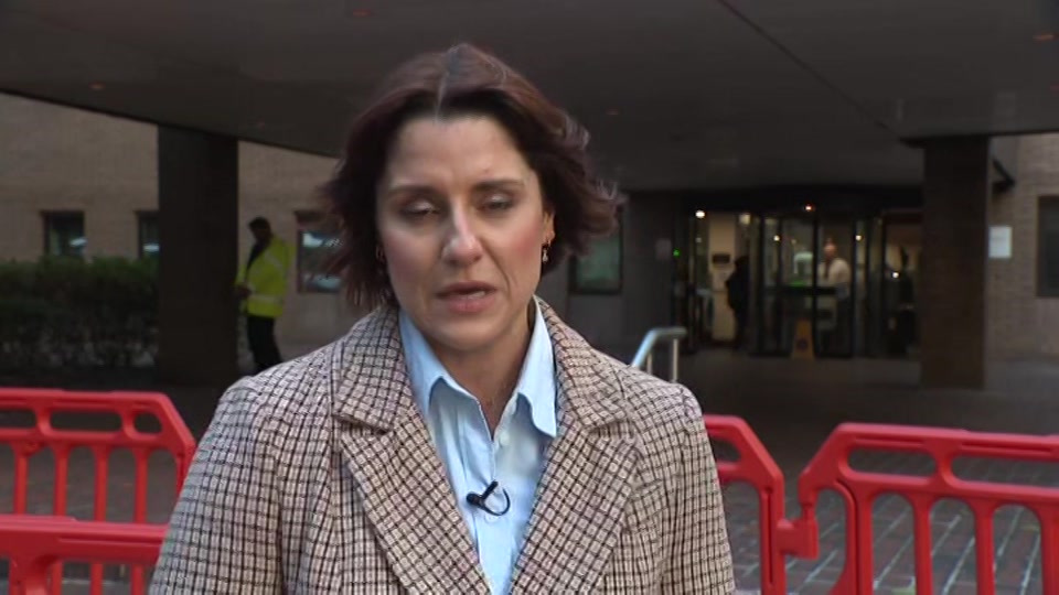 Broadcast still at 20m. ITV, ITV Evening News, 16 October 2026.