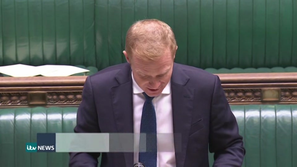 Broadcast still at 48m. ITV, ITV Evening News, 16 October 2026.