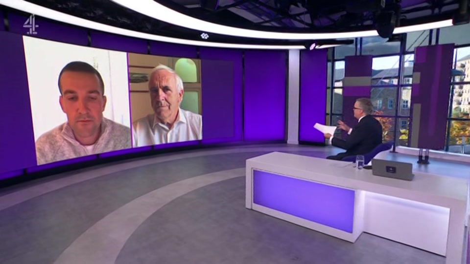 Broadcast still at 21m. Channel 4, Channel 4 News, 16 October 2026.