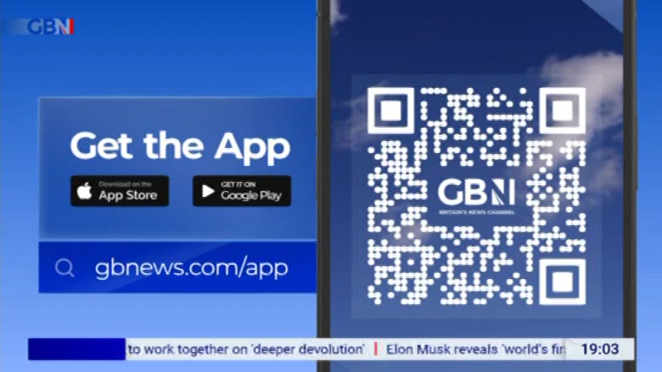 Still from GB News at 3:00