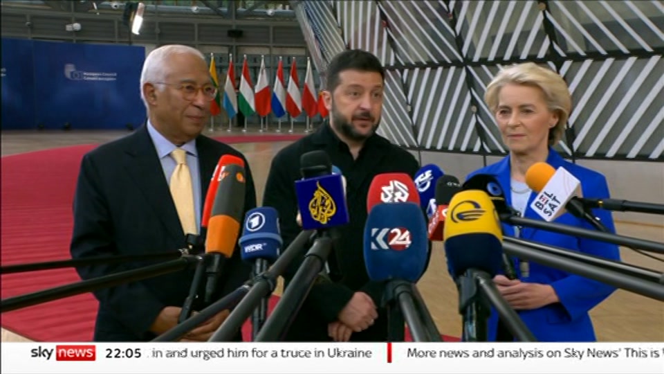 Still from Sky News at 5:30