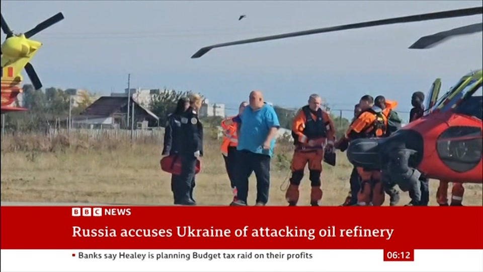 Broadcast still at 12m. BBC News, 16 October 2026.