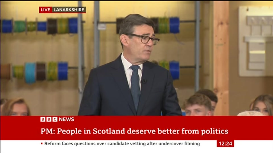 Broadcast still at 24m 30s. BBC News, BBC News Now, 16 October 2026.