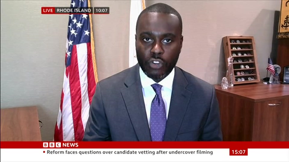 Still from BBC News at 7:30
