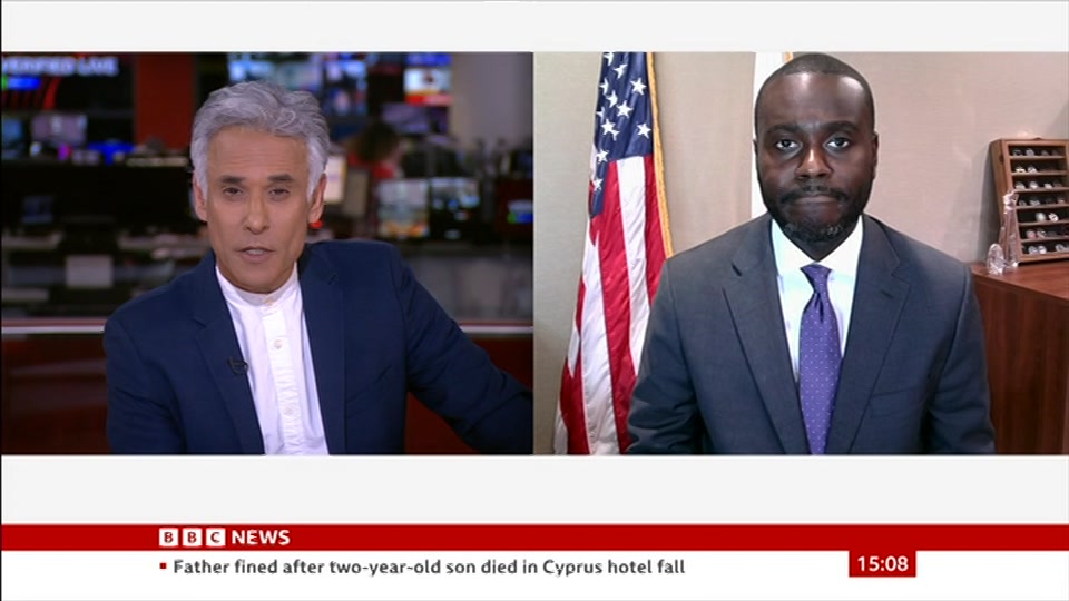 Still from BBC News at 8:30