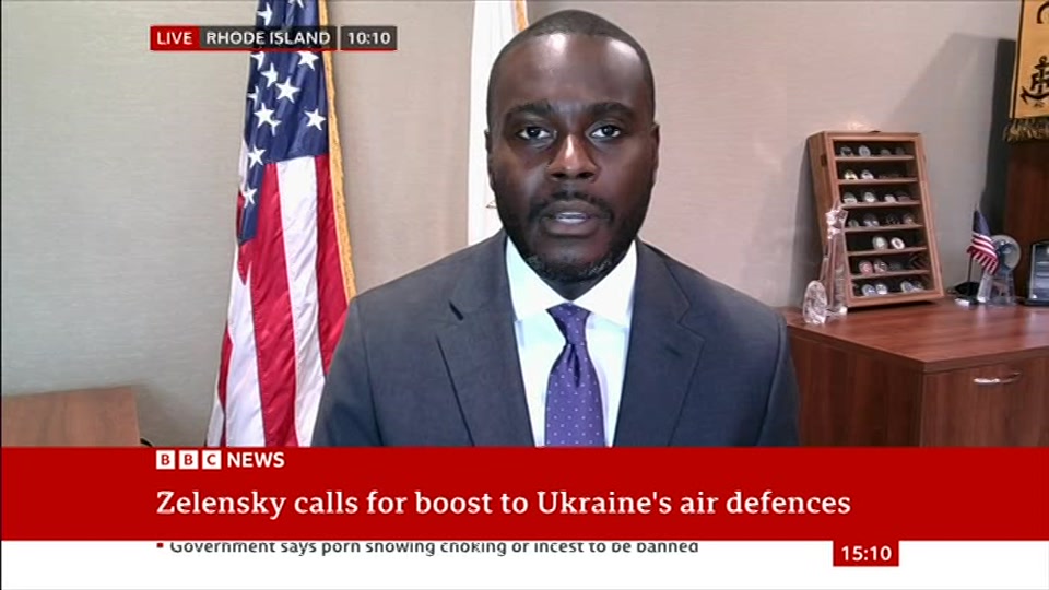 Still from BBC News at 10:00