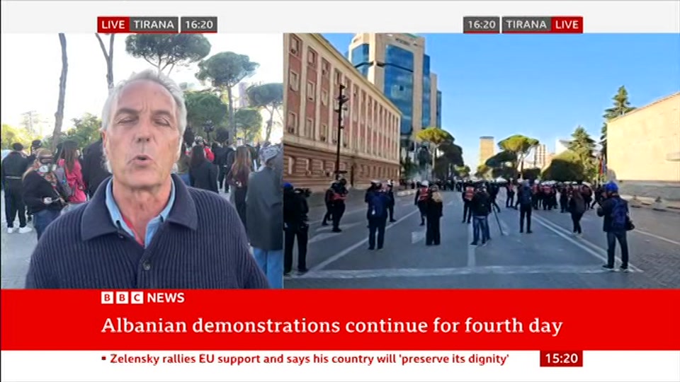 Broadcast still at 20m. BBC News, Verified Live, 16 October 2026.