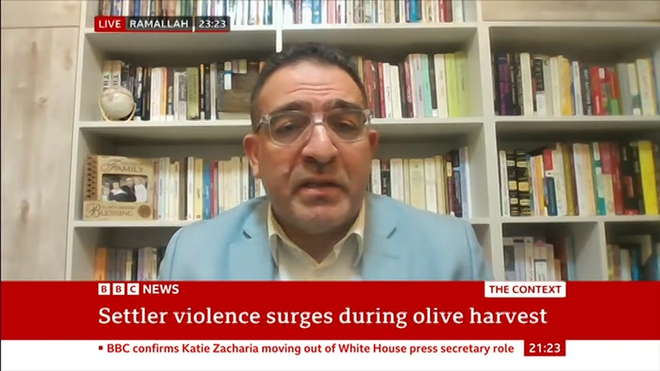 Broadcast still at 23m. BBC News, The Context, 16 October 2026.