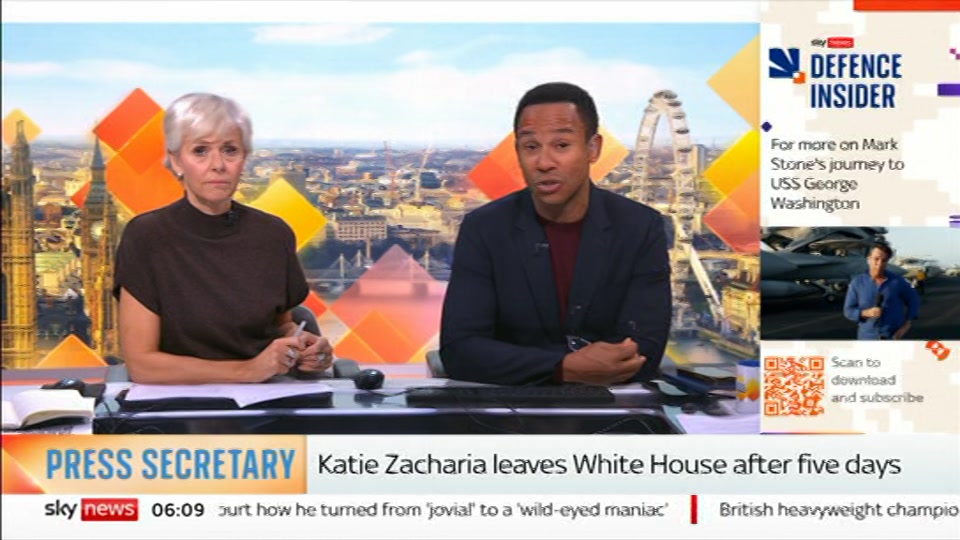 Still from Sky News at 9:30