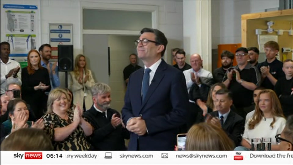 Still from Sky News at 14:30
