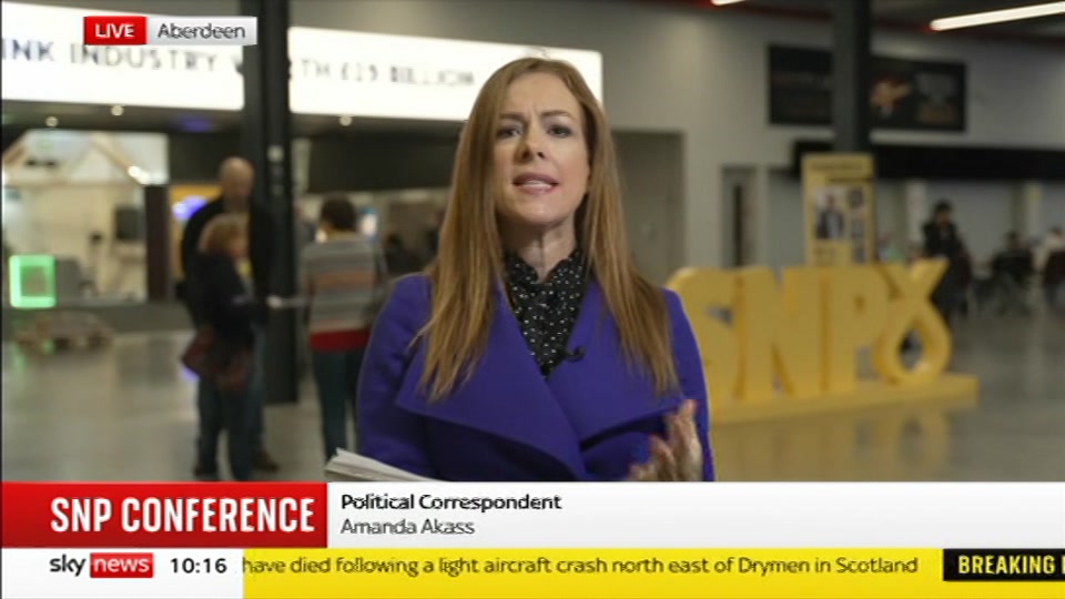 Broadcast still at 16m. Sky News, Sky News Today with Sam Washington, 17 October 2026.