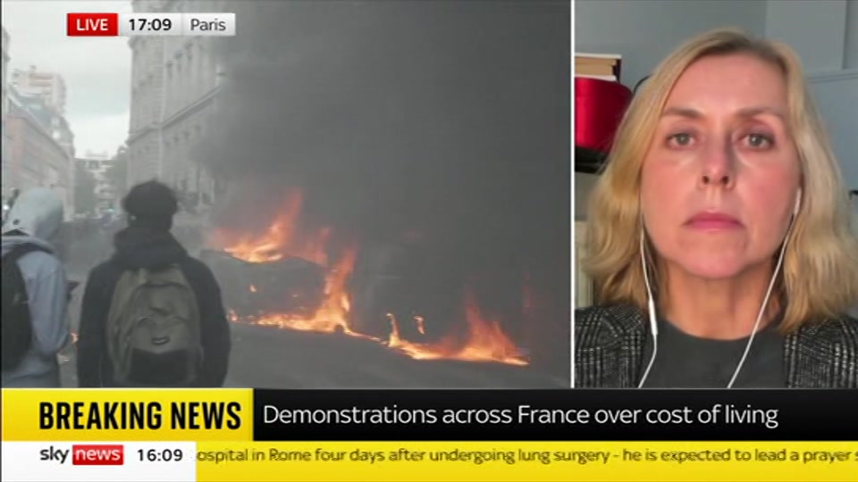 Still from Sky News at 9:00