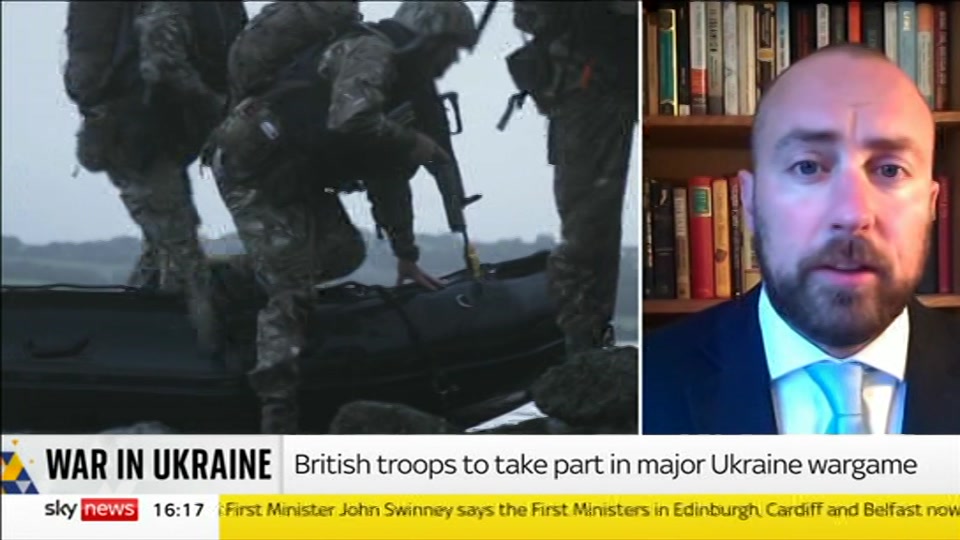 Broadcast still at 17m. Sky News, Sky News Today, 17 October 2026.