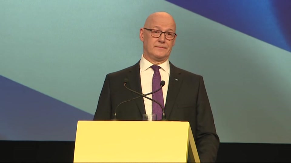 Broadcast still at 10m. ITV, ITV Evening News, 17 October 2026.