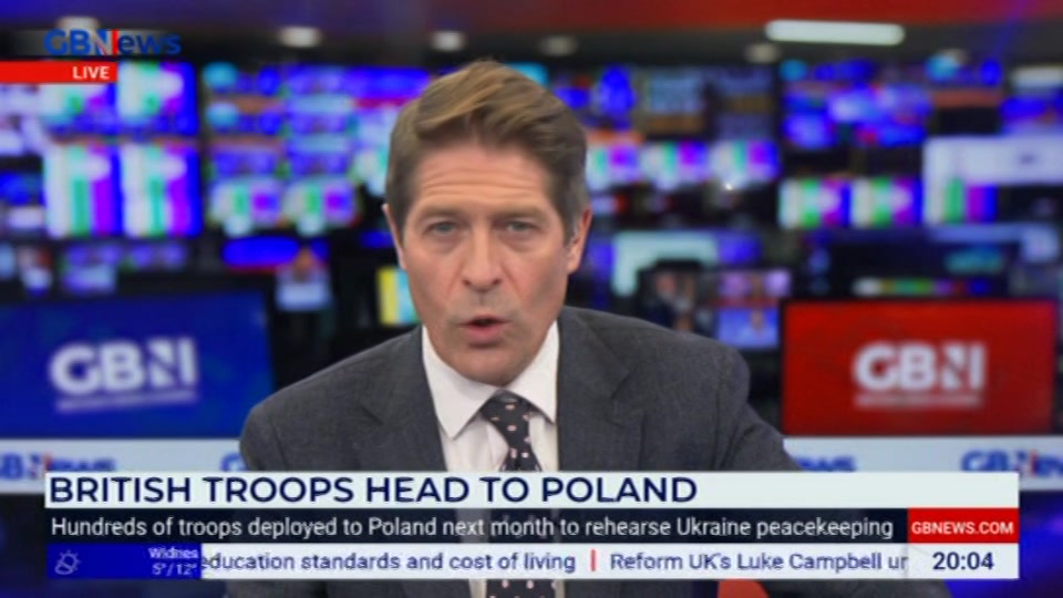 Broadcast still at 4m. GB News, The Saturday Five Extra, 17 October 2026.
