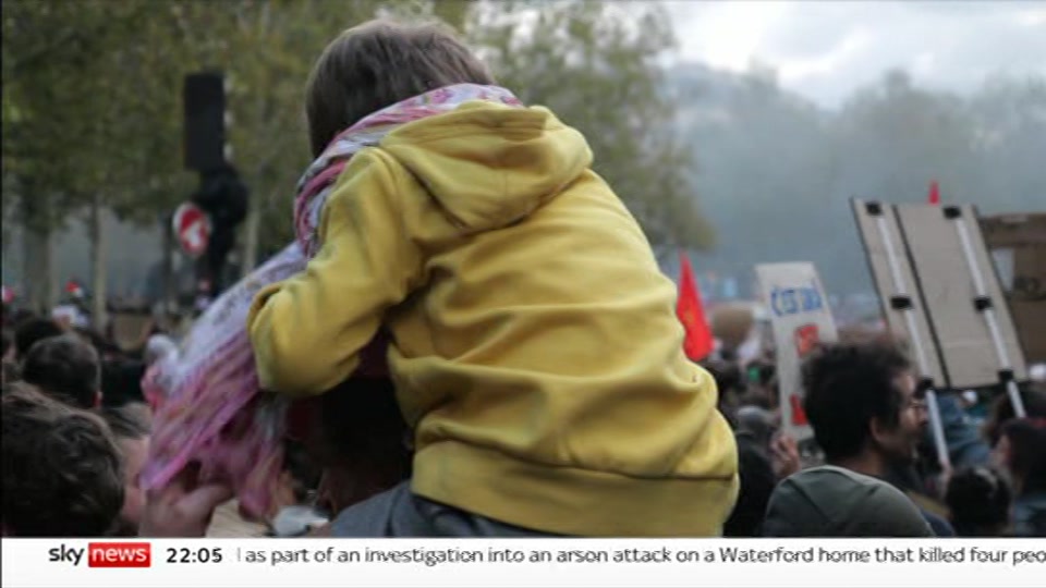 Still from Sky News at 5:00
