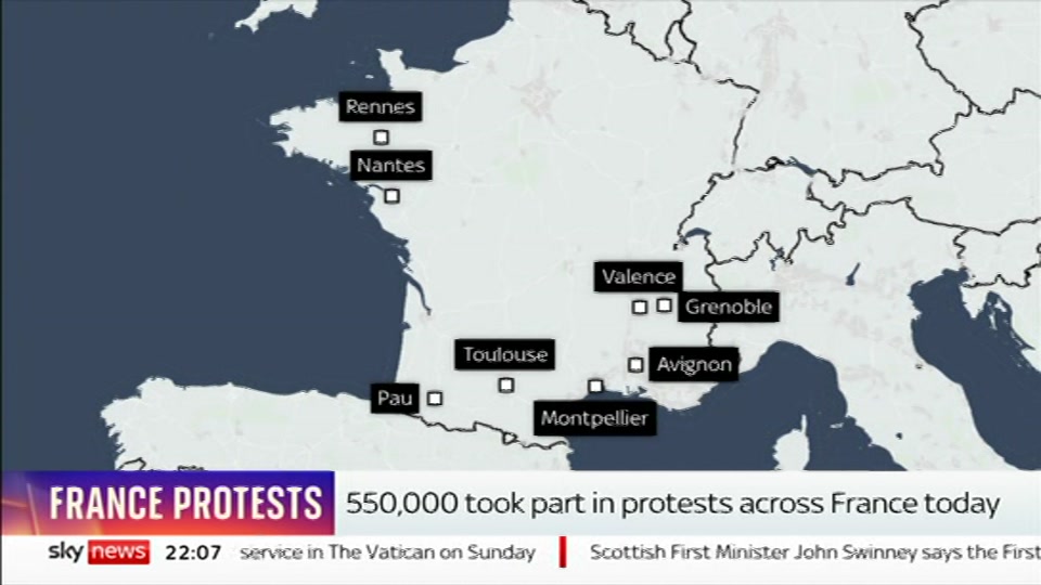 Broadcast still at 7m 30s. Sky News, The Wrap With Gillian Joseph, 17 October 2026.