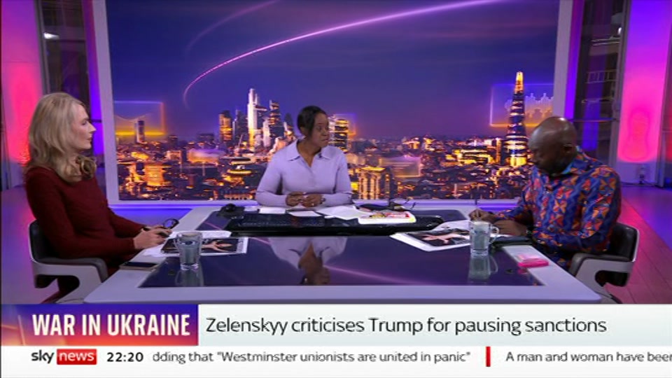 Broadcast still at 20m. Sky News, The Wrap With Gillian Joseph, 17 October 2026.