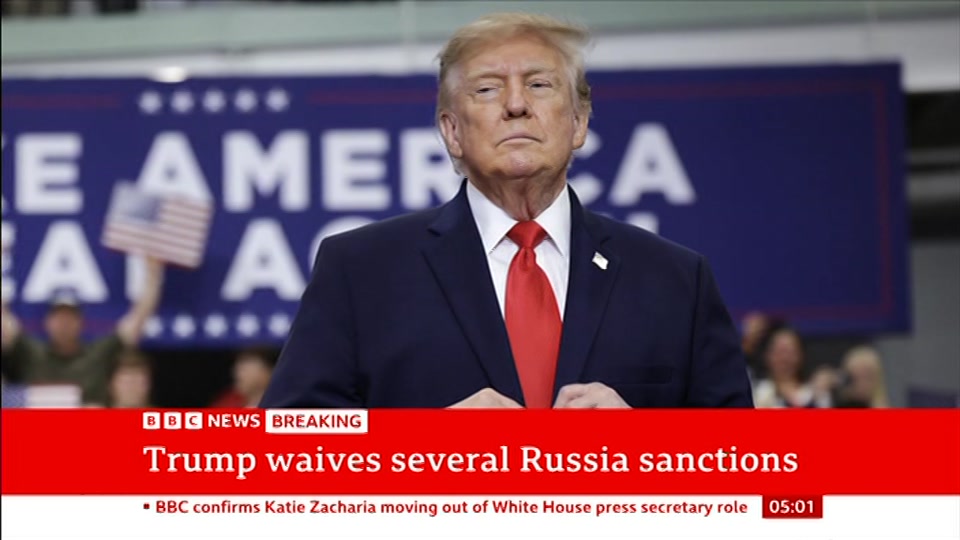 Still from BBC News at 1:00