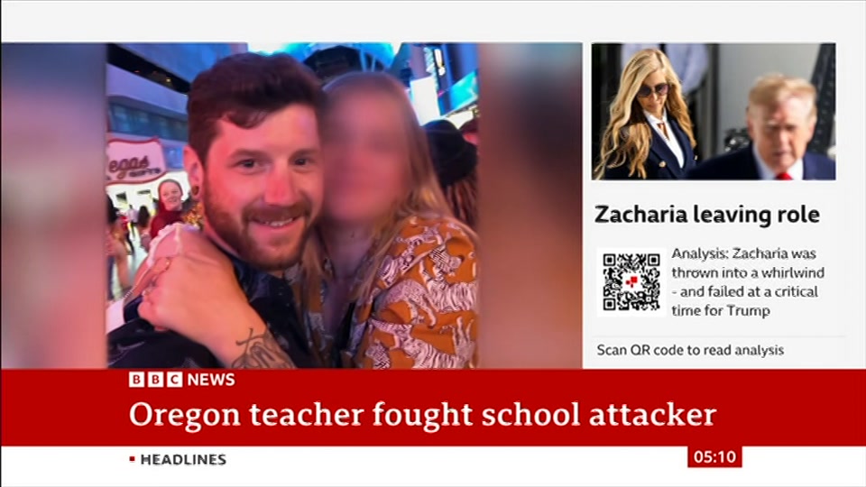 Still from BBC News at 10:30