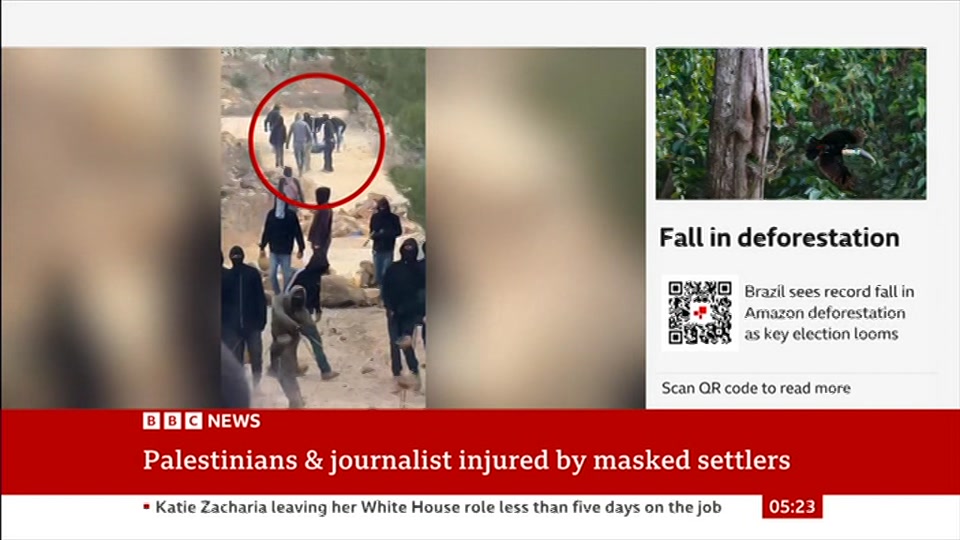 Still from BBC News at 23:30