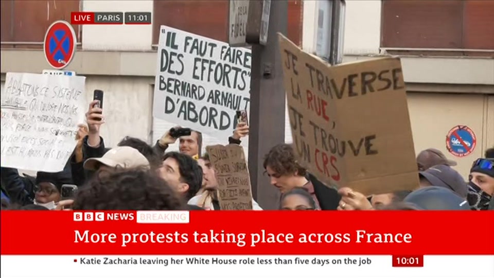 Still from BBC News at 1:00