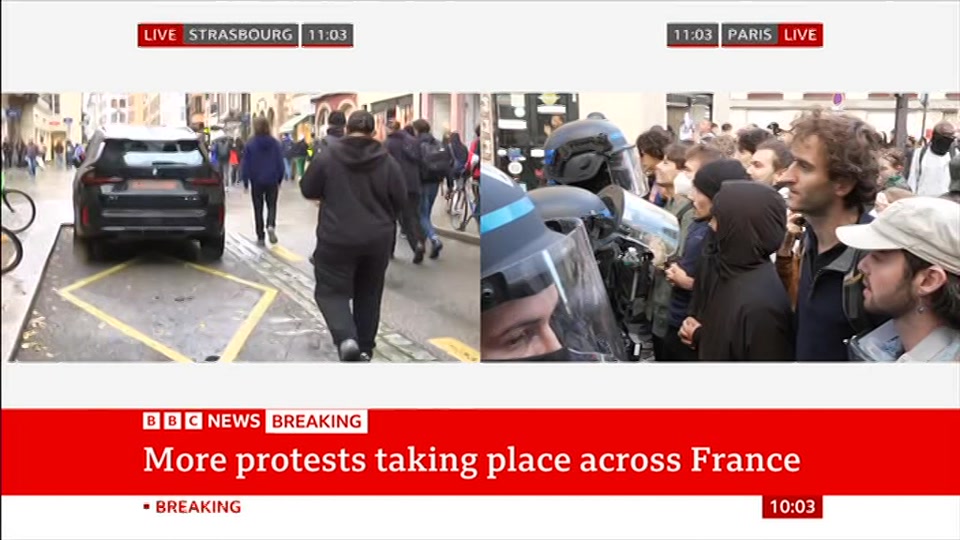 Still from BBC News at 3:00