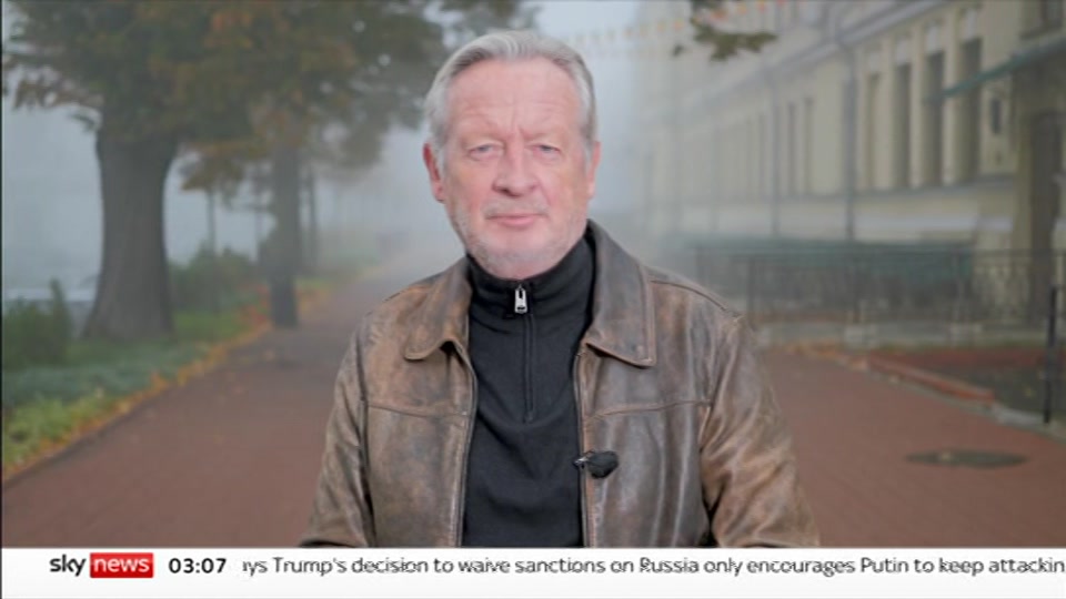 Still from Sky News at 7:30