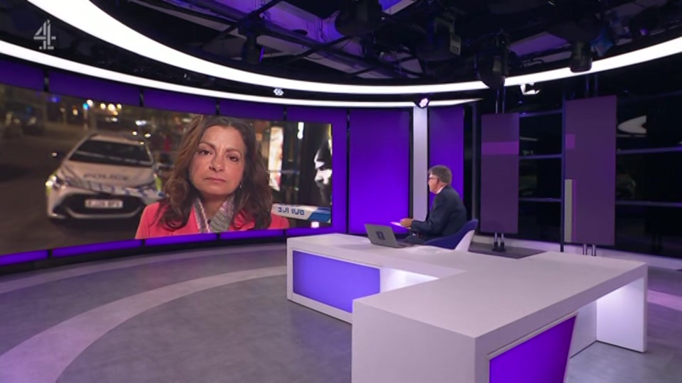 Broadcast still at 16m 30s. Channel 4, Channel 4 News, 18 October 2026.