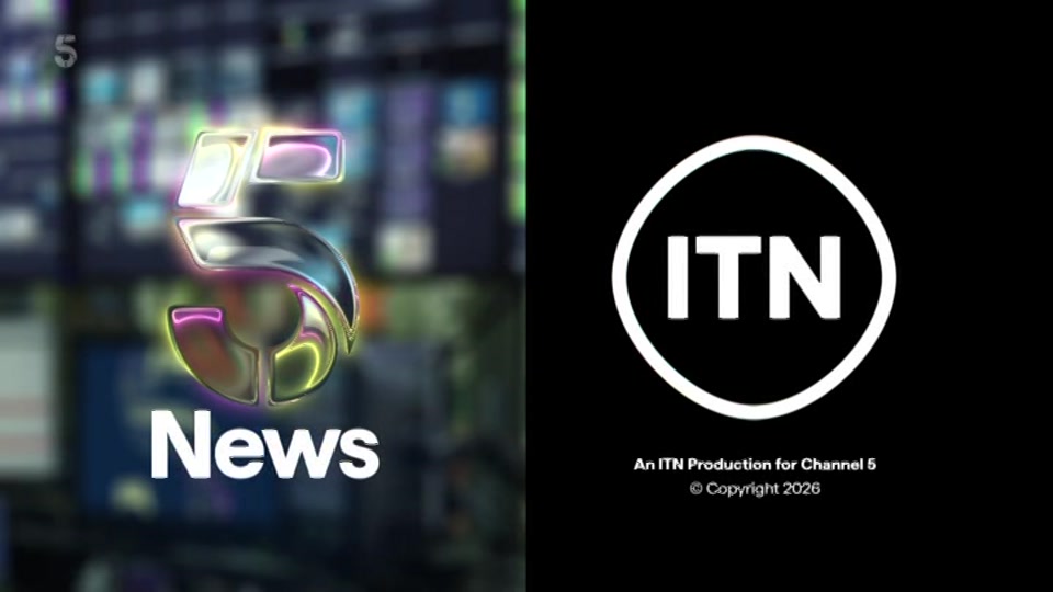 Broadcast still at 4m. Channel 5, 5 News Weekend, 18 October 2026.