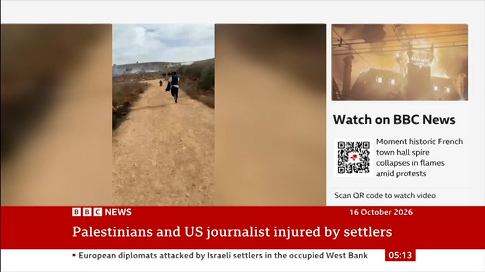 Still from BBC News at 13:00