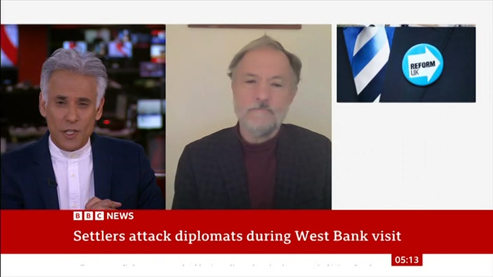 Still from BBC News at 13:30