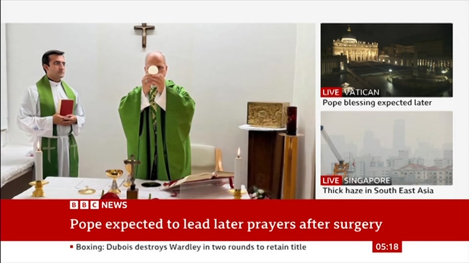 Still from BBC News at 18:00