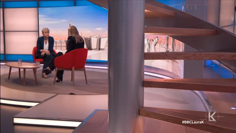 Broadcast still at 14m 30s. BBC One, Sunday with Laura Kuenssberg, 18 October 2026.
