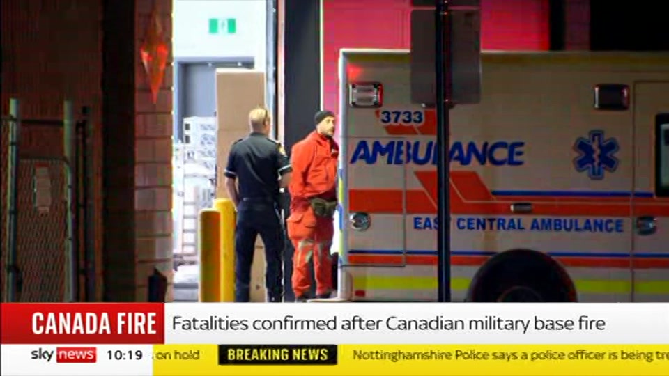 Still from Sky News at 19:30