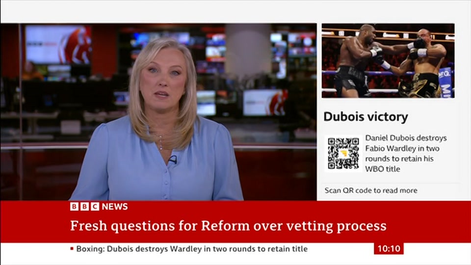 Still from BBC News at 10:30