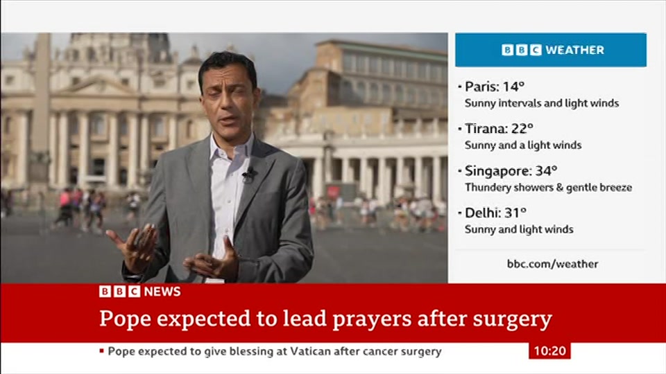 Broadcast still at 20m 30s. BBC News, 18 October 2026.