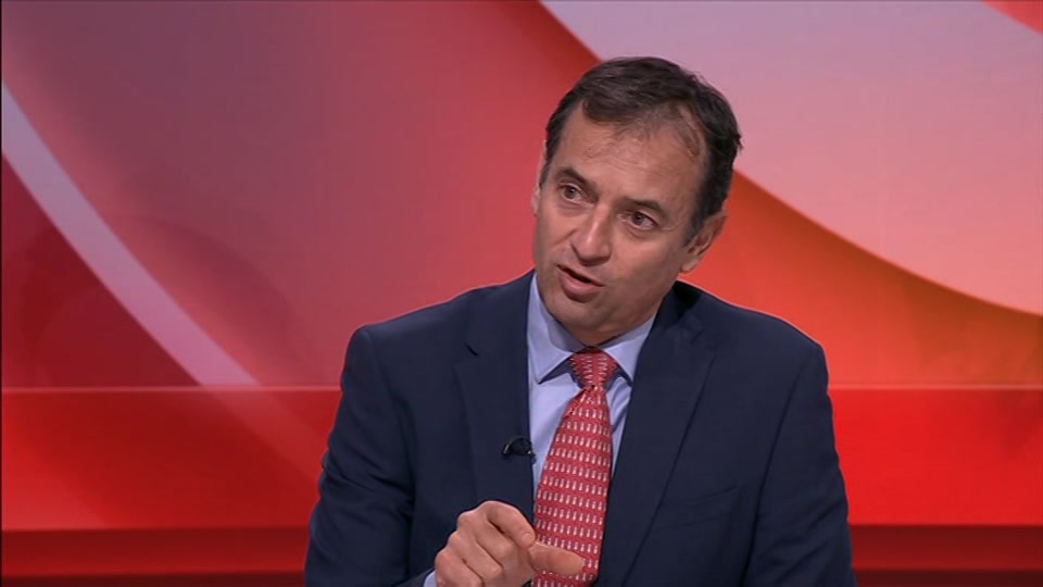 Broadcast still at 7m 30s. BBC One, BBC News, 18 October 2026.