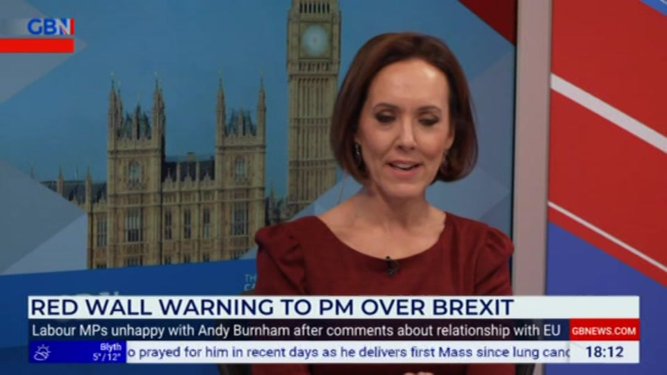 Still from GB News at 12:00