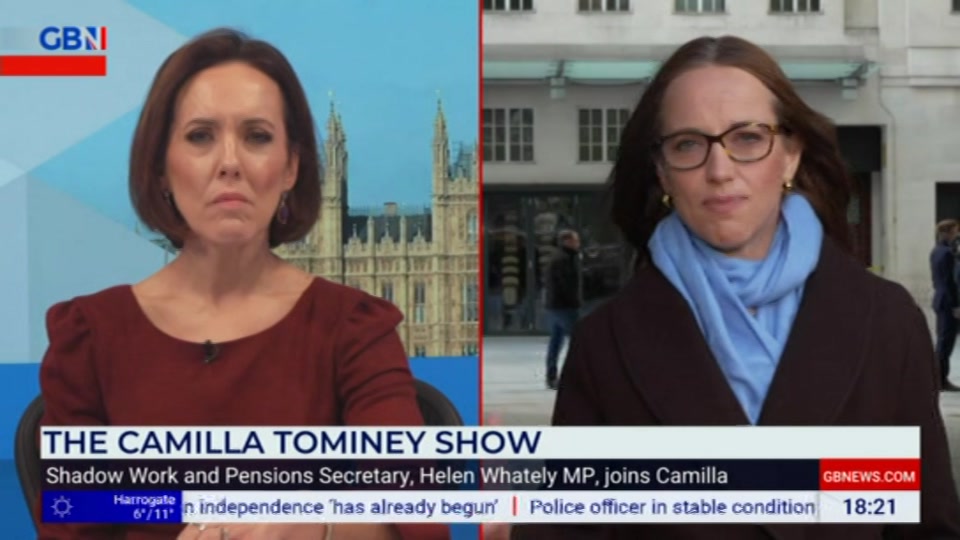 Still from GB News at 21:00