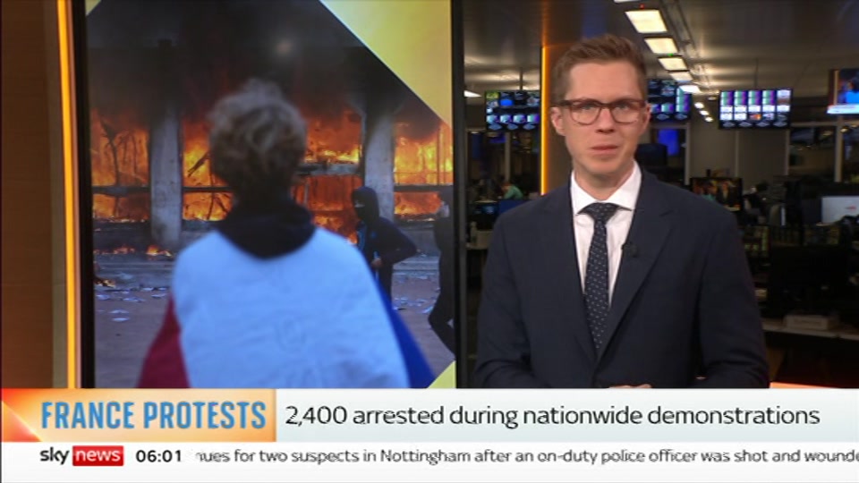 Still from Sky News at 1:00