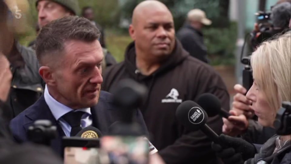 Broadcast still at 1m 30s. Channel 5, 5 News at Lunchtime, 19 October 2026.