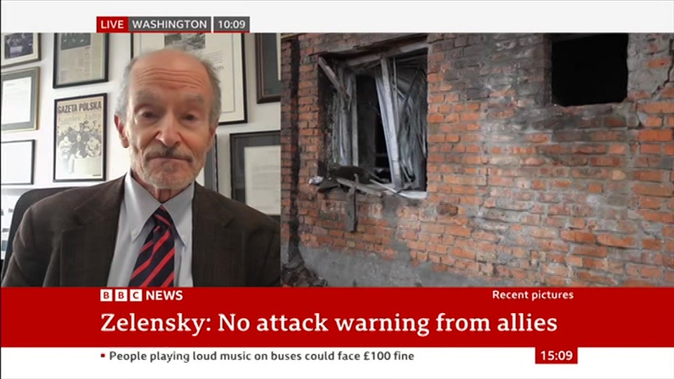 Still from BBC News at 9:00