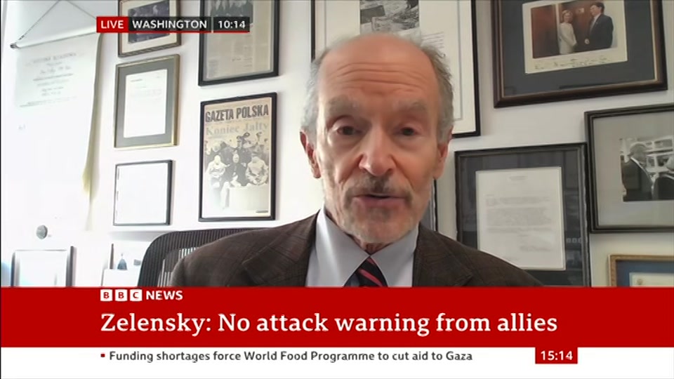 Still from BBC News at 14:00