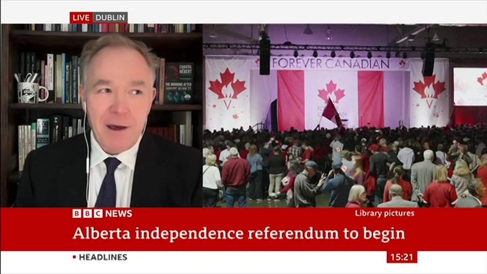 Still from BBC News at 21:30
