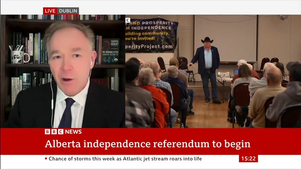 Broadcast still at 22m. BBC News, Verified Live, 19 October 2026.