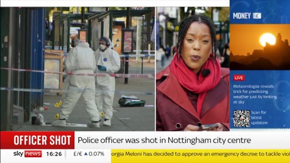 Broadcast still at 26m 30s. Sky News, Sky News Today with Jayne Secker, 19 October 2026.